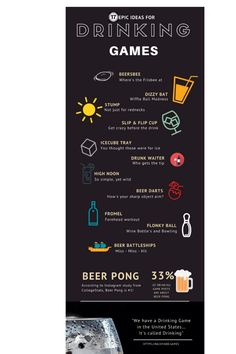 the beer menu for drinking games