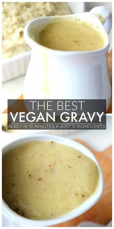 the best vegan gravy is ready in minutes just 5 ingredients and it's so easy to make