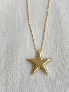 Star Shaped 925 Sterling Silver Necklace. The colour is gold. It's perfect for every occasion. If you want to add a gift note please write me as a message, ı will be happy to add it.  For any other questions you can write me  Thanks Star Shaped Jewelry, Gold Starburst Necklace For Gift, Yellow Gold Star Necklace Gift, 14k Gold Star Necklace As Gift, 14k Gold Star Necklace For Gift, 14k Gold Star Necklace Perfect For Gifts, Yellow Gold Starburst Necklace As Gift, Yellow Gold Starburst Necklace For Gift, Gold Star Necklace For Anniversary