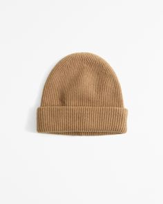 Super soft and warm tall beanie in our cozy cotton-blend fabric, with folded brim and all-over ribbed texture for maximum comfort and warmth. Classic Beanie For Fall, Classic Beanie Hats For Fall, Classic Soft Knit Hat For Fall, Warm Brown Hat For Everyday, Brown Warm Hats For Everyday, Brown Classic Beanie For Winter, Brown Winter Beanie One Size, Brown Beanie Cap, One Size Fits Most, Brown Beanie Cap One Size