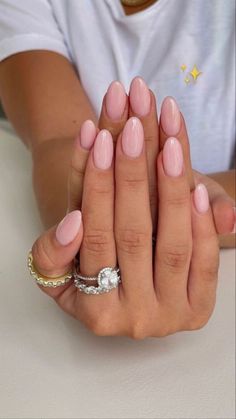 Milky Pink Nails, Milky Pink, Milky Nails, Nail Salon Design, Basic Nails, Casual Nails, Nails 2024, Pink Acrylic Nails