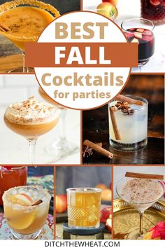 the best fall cocktails for parties