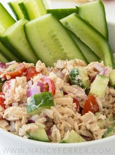 30 Ketogenic Dinners You Can Make in 30 Minutes or Less via @PureWow Easy Tuna Salad, Ketogenic Recipes Dinner, Fresh Tuna, Low Carb Eating, Carbohydrate Diet, Eating Plan, Low Carbohydrate Diet