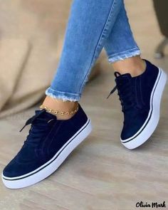 Color: blue, Size: US5.5 Nana Shoes, Cute Footwear, Casual Shoes Women Sneakers, Shoes Women Sneakers, Walking Women, Keds Style, Sparkle Shoes, Flat Heel Boots, Spring Sneakers