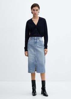 Search: Denim skirt (41) | Mango USA Mid-rise Denim Skirt With Pockets For Work, Relaxed Denim Skirt For Workwear In Fall, Fall Relaxed Straight Leg Denim Skirt, Relaxed Fit Straight Leg Denim Skirt For Fall, High Rise Skirt For Workwear, Fall Season, High Rise Skirt For Fall Workwear, Knee-length Relaxed Denim Skirt With Pockets, Relaxed Knee-length Denim Skirt With Pockets, Chic Denim Midi Skirt For Work