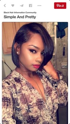 American Hairstyles, Pelo Afro, Penteado Cabelo Curto, African American Hairstyles, Relaxed Hair, American Woman, Black Girls Hairstyles