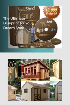 the ultimate blueprint for your dream shed with dvd's and cd's