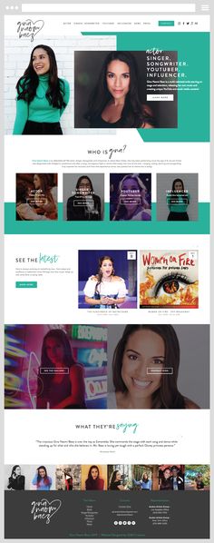 an image of a website page with many different colors and shapes on it, including the word