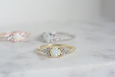 Dainty Opal Ring Opal Stacking Ring White Opal and CZ Ring | Etsy Dainty Opal Ring, Gold Opal Ring, Opal Stacking Ring, Sterling Silver Opal Ring, Jewelry Wishlist, Silver Opal Ring, White Opal Ring, Ring Opal, Opal Ring Gold