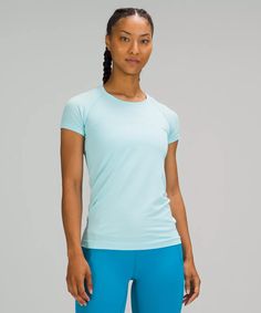 Swiftly Tech Short Sleeve 2.0 | Women's Short Sleeve Shirts | lululemon Lululemon Swiftly Tech Short Sleeve, Gymwear Outfits, Technical Clothing, Lululemon Swiftly Tech, Lululemon Swiftly, Short Sleeve Shirt Women, Swiftly Tech, Short Sleeve Shirts, Athletic Apparel