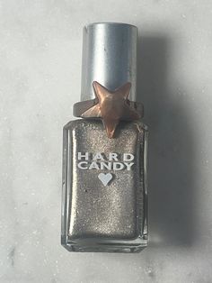 Iconic 1990's Hard Candy Nail Polish in iconic, rock-n-roll neutral, FUZZ.  Fresh as the day it was made. Includes original matching star ring. Elegant Star-shaped Midi Rings As Gift, Vintage Star Shaped Rings For Gifts, Atomic Nail Polish, 2000s Nail Polish, Star Nail Polish Bottle, Beauty Make-up, Vintage Makeup, Rock'n Roll, Rock N’roll