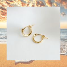 SANTA MARIA HOOP EARRINGS  These gorgeous gold hoop earnings are simple but cute!  Perfect as a gift and for wearing to any occasion - wedding, birthday parties, business events, etc.  −−•−−•−−•−−•−−•−−•−−•−−•−−•−−•−−•−−•−−•−  D E T A I L S   14K gold filled hoop earrings Comes as pair  Hoop size: approximately 13 mm x 12 mm Hoop thickness: approximately 2 mm Gold Plated Minimalist Round Cartilage Earrings, Minimalist Gold Plated Huggie Earrings, Minimalist Gold-plated Huggie Earrings, Minimalist Gold-plated Cartilage Earrings, Minimalist Yellow Gold Hoop Earrings, Minimalist Gold Plated Drop Huggie Earrings, 14k Gold Filled Yellow Gold Cartilage Hoop Earrings, 14k Gold Filled Yellow Gold Hoop Cartilage Earrings, Minimalist Small Hoop Huggie Earrings