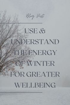 You can think of energetics as characteristics. Similar to the energies of the seasons or the four elements; earth, air, fire, and water. These characteristics/ elements are present in all of us, just in different combinations for each of us. This means different seasons, different medicinal plants & different illnesses will affect each of us in a completely unique way. Here’s how Winter and the energy of the season can appear Grounding In The Winter, Winter Spirituality, Witchcraft Yule, Season Of The Sticks, Winter Solstice Aesthetic, Winter Meaning, Quotes About Winter, Living Seasonally, Winter Rest