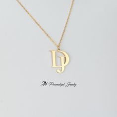 Personalized handmade sterling silver jewelry of your choice of color; silver or 18K gold We proudly offer you to gift, a piece of unique jewelry at an affordable price. The letters can be the initials of a person's name, the initials of couples, or your children's initials. Dimensions Pendant height: 20 Millimetres; Pendant width: 8-10 Millimetres Mothers Day Gift, Mothers Day Gift, Perfect for Christmas Gift, Personalized Handmade Silver Jewelry Please write your preferred initial or initials Necklace Name Design, Jasmine Tattoo, Letter Necklace Initials, Double Letters, Initials Necklace, Clover Tattoos, Gold Bracelet Simple, Handmade Silver Jewelry, Initial Gifts