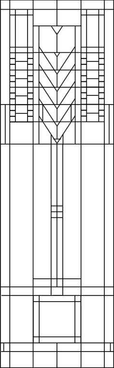 the top section of a building that is drawn in black and white