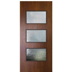 80 Tall Modern Mahogany Front Door with 3 Horizontal Lites Exterior Door Styles, Mahogany Front Door, Wood Front Entry Doors, Solid Wood Entry Doors, Single Door Design, Ranch Remodel, Wood Entry Doors, Wood Exterior Door, Doors Exterior