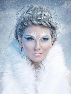 Ice Witch, Winter Costume, Witch Makeup, Winter Schnee