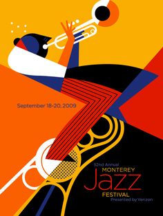 a poster for the 20th century jazz festival