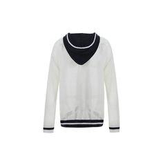 Via Pitti Color Blocked Knit Zip Hoddie White  Size Chart (in CM)  Chest Sleeve Shoulder S 120 46 58 M 123 47 59.5 L 126 48 61   
  Model is 166cm/45kg wearing S Hoodie Top, Shoulder Sleeve, Zip Hoodie, White Color, Color Block, Size Chart, Womens Tops, Models, Knitting