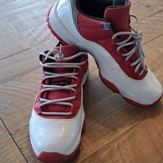 Reposhing This Item I Purchased From @Bastanley1. Loved It, But Ready To Rotate For Something New. Questions? Leave A Comment Below! Jordan 11 Retro Low Cherry, Jordan 11 Retro Low, Shoes Jordan, Jordan Red, Jordan 11 Retro, Jordans For Men, Jordan 11, Jordan Shoes, Something New