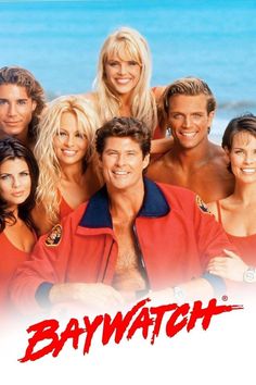 the cast of baywatch posing for a poster