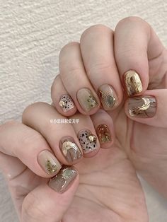 Foil Flakes Nail Art, Nail 2025, Gel Natural, Cute Nail Art Designs, Pink Acrylic Nails, Cute Nail Art, Cute Nail Designs, Nails Inspo