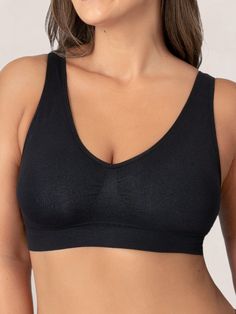 Say hello to the invisible and comfortable support of the Truekind® Everyday Essential Throw-on Wireless Bra ! This bra is designed with cups that provide a natural shape and stretchable straps that lift and support the breasts. Its super-lightweight and feather-like support will make you want to wear your bra all day!  Seamless and doesn’t leave bra lines Perfect for lounging and sleeping in - no hook & eye No painful and poking wires Has wide stretchy straps that don’t dig Soma Bras, Pink Lace Bralette, Coverage Bras, Strappy Bralette, Victoria Secret Body, High Impact Sports Bra, Unlined Bra, Black Bralette, The Invisible