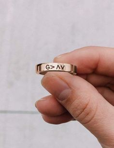 God Is Bigger, Gifts 2021, Elevated Faith, Christian Accessories, The Love Of God, Love Of God, Lifestyle Quotes, Kids Rings