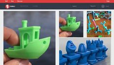 a website page with pictures of plastic toys and instructions on how to make them look like they are floating in the water