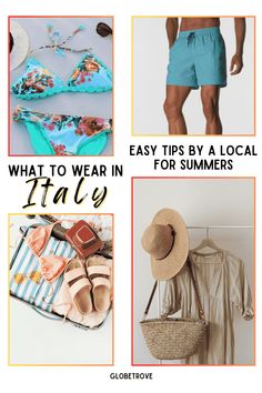 What to wear in Italy in summer What To Wear In Italy, Europe Trip Itinerary, Summer Capsule Wardrobe, Europe Travel Tips, Travel Light, Female Travel, First World, Packing List, Europe Travel