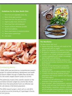 New Nordic Diet guidelines Metabolic Diet, Food Additives, Diet Guide, Danish Food, How To Eat Less, Detox Diet, Healthy Foods To Eat