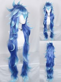 Cool Wigs, Cute Wigs, Hairstyles Wig, Oc Hair, Bangs Wig, 얼굴 드로잉, Wig Styling, Anime Wigs, Seni Dan Kraf