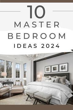 Master Bedrooms 2024 Trends, Modern Luxury Bedroom Decor, Cozy Bedroom Decor Ideas, Bedroom Ideas Cozy, Rustic Bedroom Ideas, Stylish Master Bedrooms, Bedroom Decor For Small Rooms