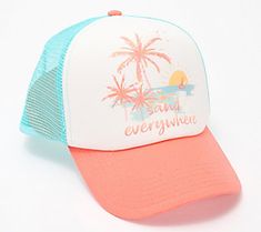 Bring on the relaxing beach days and the lazy pool afternoons! With this easy-breezy baseball cap, you'll stay shielded from the sun in sweet style, while the mesh back keeps you feeling cool. From Studio Park. Lazy Pool, Summer Necessities, Relaxing Beach, Boho Beachy, Design Clothes, Birthday List, Accessories Ideas, Boutique Design, Cute Hats