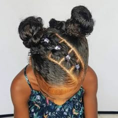 Black kids hairstyles @indyyya Hairstyles Pakistani, Diy Outfits, Toddler Hairstyles Girl, Natural Hairstyles For Kids, Girls Natural Hairstyles, Pelo Afro, School Hairstyles