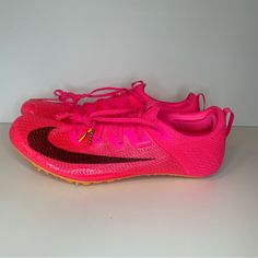 - Nike Zoom Superfly Elite 2 Hyper Pink Orange They Are Men’s Size 8.5 Nike Zoom, Men's Nike, Pink Orange, Pink Black, Orange Color, Pink And Orange, Nike Men, Nike Shoes, Athletic Shoes