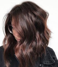 Glazed Donut Brunette Hair, Short Brownish Red Hair, Brunette Ombre, Cherry Coke, Brown Hair Shades, Dimensional Color, Winter Hair Color