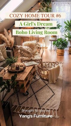 Boho Bean Bag Living Rooms, Bohiem Living Room, Boho Coffee Table Decor Ideas, Warm Cozy Home Decor, Boho Living Room Coffee Tables, Apartment Decor Living Room, Cozy Apartment Aesthetic, Boho Style House, Cozy Camper