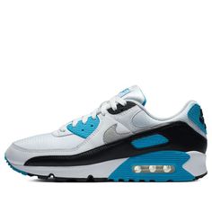 Air Max 90 Retro ' 2020 Laser Blue CJ6779-100 KICKSOVER Blue Synthetic Nike Air Max Sporty Sneakers, Blue Synthetic Nike Air Max Sporty Shoes, Blue Synthetic Nike Air Max For Sports, Dynamic Blue Mesh Sneakers, Blue Nike Air Max Sports Shoes With Cushioned Footbed, Blue Nike Air Max With Cushioned Footbed For Sports, Nike Air Max Blue Sports Shoes With Cushioned Footbed, Sporty Blue Nike Air Max For Sports, Blue Nike Air Max For Light Sports