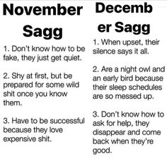 a poster with some words on it that say, december and january capricorn