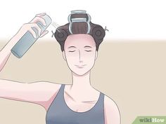 3 Ways to Style Hair With Hot Rollers - wikiHow Long Shag Haircut, Long Shag, Shag Haircuts, Shag Haircut, Accessories Ideas