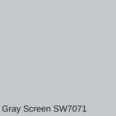 the gray screen sw7071 is shown in this image, and it's not