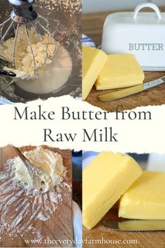 Butter Recipes Homemade, Diy Butter, Make Butter, Probiotic Benefits, Making Butter, Cooking Easy, Churning Butter, Special Diet