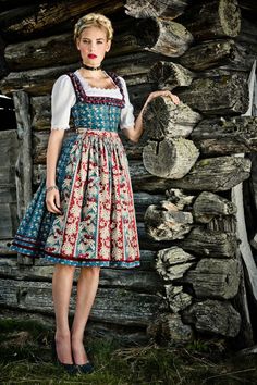 Lena Hoschek HW13 via dirndlmag.de Oktoberfest Outfit, Vintage Inspired Fashion