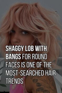 When you have a round face shape, you need a haircut to take the attention away from the roundness of the shape. What you need are layers and texture. At the same time, you don’t want to go too short (because that will accentuate the roundness) nor too long. Luckily, I’m presenting you a hairdo that fits the box: a shaggy bob with bangs for round faces.