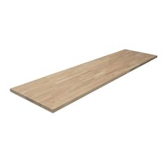 a large wooden shelf on a white background