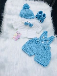 crochet newborn baby boy coming home outfit baby shower gift romper set cute | eBay Woman Costumes, Baby Boy Coming Home Outfit, Baby Dress Set, Boy Coming Home Outfit, Outfit Baby Shower, Crochet Newborn, Crochet T Shirts, Newborn Baby Boy, Newborn Crochet