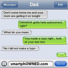 Autocorrect Fails and Funny Text Messages - SmartphOWNED Funny Autocorrect Texts, Gym Abs, Text Fails, Boyfriend Humor, What Do You Mean, Funny Messages