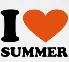 i love summer t - shirts - men's v - neck t - shirt