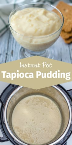 instant pot tapioca pudding recipe in an instant pot